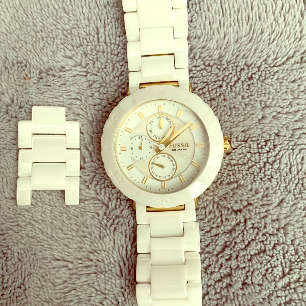 White Ceramic wrist watch